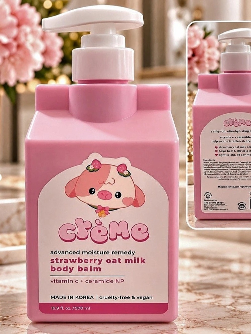 The Crème Shop Strawberry Oat Milk Body Balm